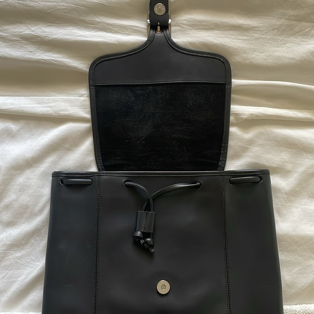 Coach Authentic Leather Black Backpack - image 3